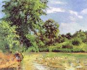 Duck pond Camille Pissarro